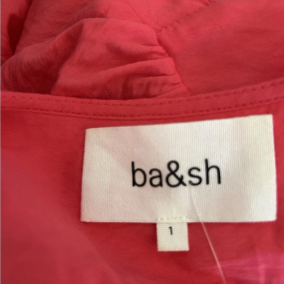 ba&sh Linda Pink Midi Dress Size Small - Picture 5 of 9